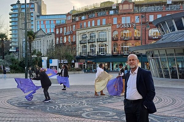 Jeff Hanna in Bournemouth Square